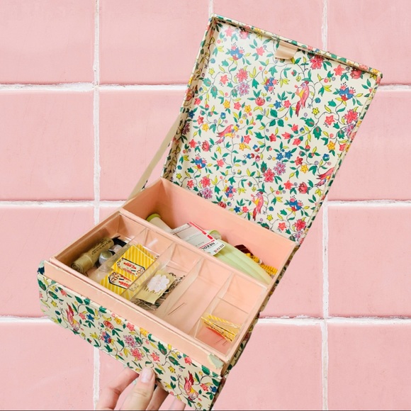 Vintage Sewing Box and Contents